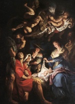 peter paul rubens  - Bilder Gemälde - Adoration of the Shepherds