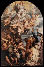 Peter Paul Rubens  - paintings - Assumption of the Virgin