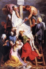 Peter Paul Rubens  - Bilder Gemälde - Descent from the Cross