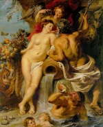 Peter Paul Rubens  - Bilder Gemälde - The Union of Earth and Water