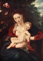 Peter Paul Rubens  - Bilder Gemälde - Virgin and Child