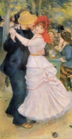 Pierre Auguste Renoir  - Peintures - Danse à Bougival