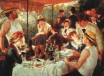 Pierre Auguste Renoir  - Bilder Gemälde - The Boating Party Lunch