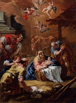Sebastiano Ricci  - Bilder Gemälde - Adoration of the Shepherds