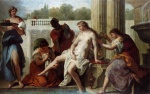 Sebastiano Ricci  - Peintures - Bethsabée au bain