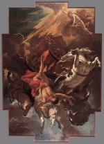 Sebastiano Ricci  - Peintures - Chute de Phaéton