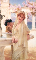 Sir Lawrence Alma Tadema  - Bilder Gemälde - A Difference of Opinion