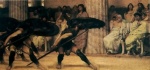 Sir Lawrence Alma Tadema  - Bilder Gemälde - A Pyrrhic Dance
