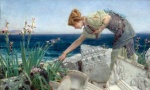 Sir Lawrence Alma Tadema  - Bilder Gemälde - Among the Ruins