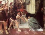 Sir Lawrence Alma Tadema  - Bilder Gemälde - Proclaiming Claudius Emperor