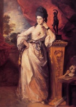 Thomas Gainsborough - Bilder Gemälde - Lady Ligonier