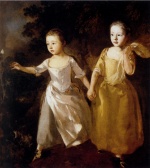 Thomas Gainsborough  - Bilder Gemälde - Painters Daughters