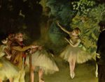 Edgar Degas - Bilder Gemälde - Ballettprobe