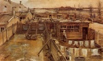 Vincent Willem van Gogh  - paintings - Carpenters Workshop, Seen from the Artists Studio