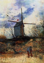 Vincent Willem van Gogh  - Bilder Gemälde - Le Moulin de la Galette