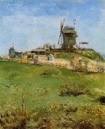 Vincent Willem van Gogh  - Peintures - Le Moulin de la Galette