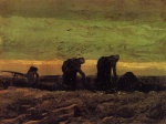 Vincent Willem van Gogh  - Peintures - Deux paysannes dans les tourbières