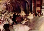Edgar Degas  - paintings - Buehnenprobe