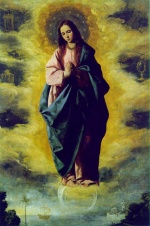 Francisco de Zurbaran  - Bilder Gemälde - The Immaculate Conception