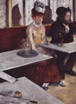 Edgar Degas - Bilder Gemälde - Der Absinth