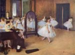 Edgar Degas  - paintings - Dance Class
