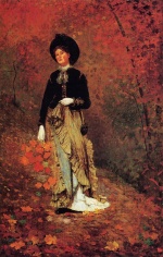 Winslow Homer - Bilder Gemälde - Autumn