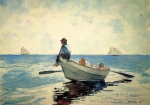 Winslow Homer  - Peintures - Garçons dans une barque