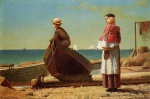 Winslow Homer  - Peintures - Papa arrive