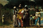 Winslow Homer  - Bilder Gemälde - Dressing for the Carnival