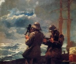 Winslow Homer  - Bilder Gemälde - Eight Bells