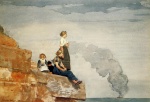 Winslow Homer  - Peintures - La famille du pêcheur