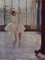 Edgar Degas - Bilder Gemälde - Die Tänzerin beim Fotografen