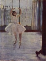 Edgar Degas  - paintings - Dancer At The Photographers Studio