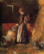 Winslow Homer  - Bilder Gemälde - Fresh Eggs