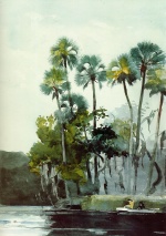 Winslow Homer  - Peintures - Homosassa river