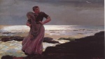 Winslow Homer  - Bilder Gemälde - Light on the Sea