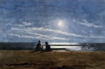 Winslow Homer  - Bilder Gemälde - Moonlight