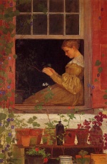 Winslow Homer  - paintings - Morning Glories