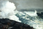 Winslow Homer  - Peintures - Northeaster