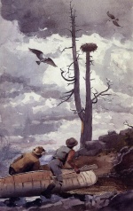 Winslow Homer  - Bilder Gemälde - Ospreys Nest