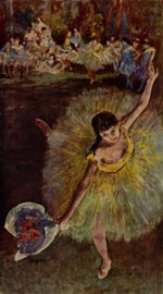 Edgar Degas  - paintings - End of the Arabeske