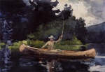 Winslow Homer  - Bilder Gemälde - Playing Him