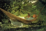 Winslow Homer  - Bilder Gemälde - Sunlight and Shadow