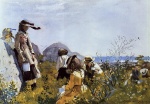 Winslow Homer  - Bilder Gemälde - The Berry Pickers