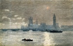 Winslow Homer  - Bilder Gemälde - The Houses of Parliament