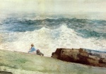Winslow Homer  - Bilder Gemälde - The Northeaster