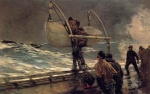 Winslow Homer  - Bilder Gemälde - The Signal of Distress