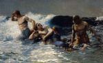 Winslow Homer  - Bilder Gemälde - Undertow