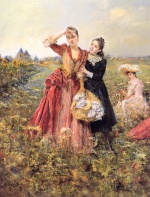 Bild:Picking Wildflowers