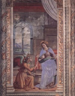 Domenico Ghirlandaio - Bilder Gemälde - Annunciation